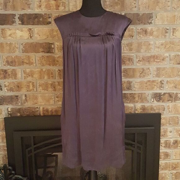 BCBGMaxAzria |  Silk Shift Dress - Picture 1 of 8